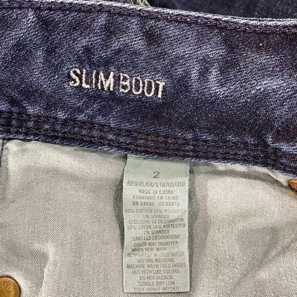 American Eagle Cut-Off Jeans Shorts | Slim Boot | Super Stretch | Size 2 - Picture 6 of 6